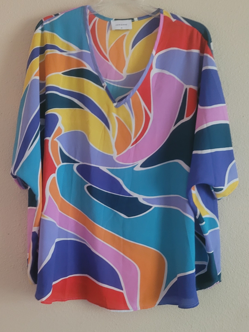 Adrienne Multicolor V-Neck Tunic